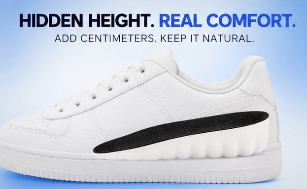 Hidden height insole - real comfort in shoe